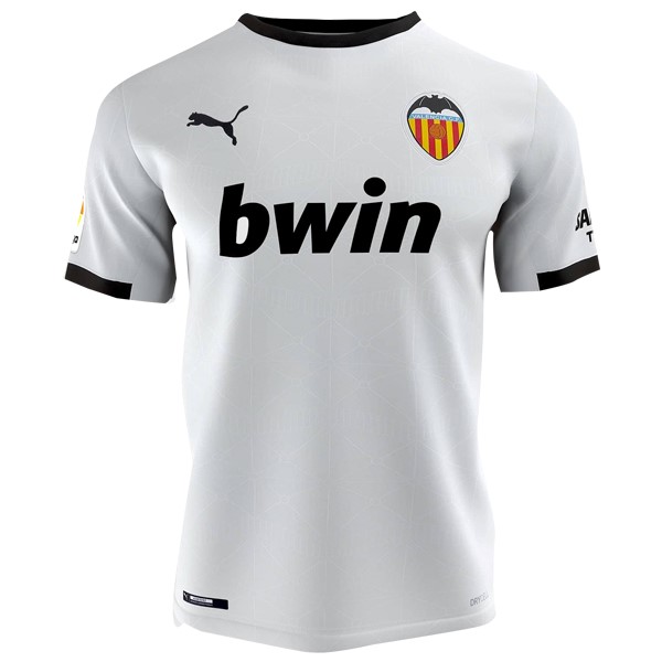 Tailandia Camiseta Valencia Primera 2020-2021 Blanco